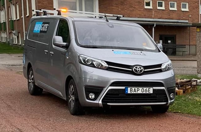 Två Toyota Proace och en Peugeot E-Expert stulna vid inbrott i Sollentuna