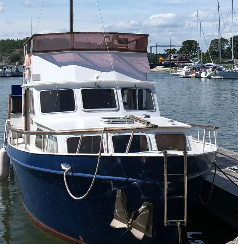 Stålbåt Palma 43 stulen på Ingmarsö, Stockholm