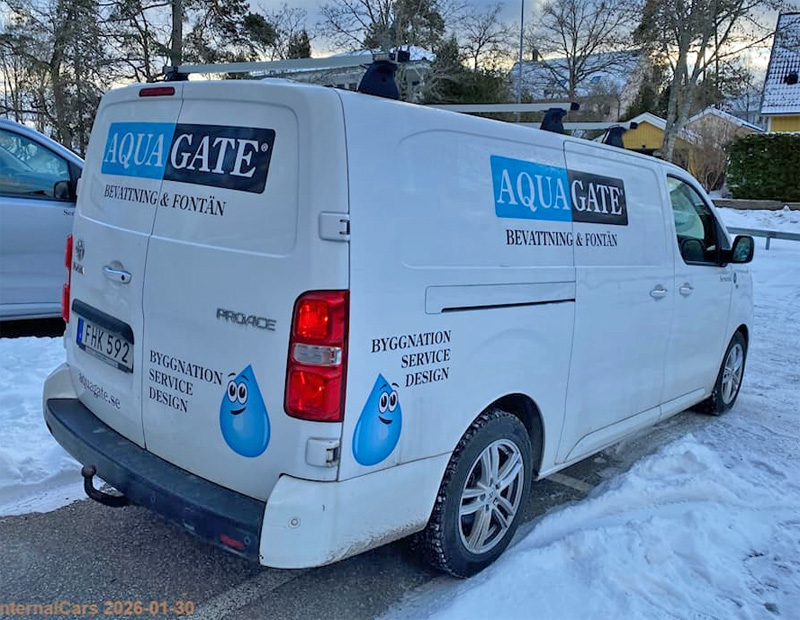 Två Toyota Proace och en Peugeot E-Expert stulna vid inbrott i Sollentuna