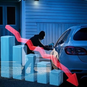 Antalet efterlysta bilar minskade med 23 procent under 2025