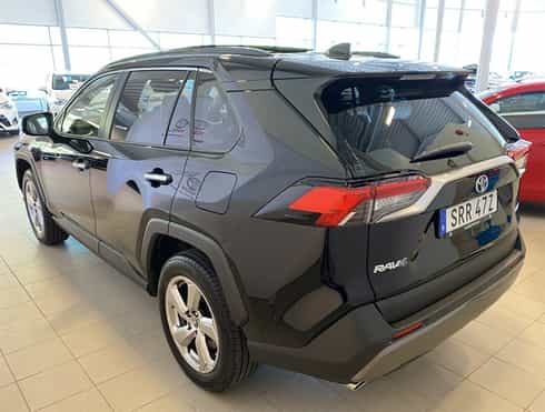 Svart Toyota RAV Hybrid AWD Executive stulen i Göteborg