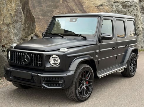 Svart Mercedes Benz AMG G63 stulen i Bromma, Stockholm